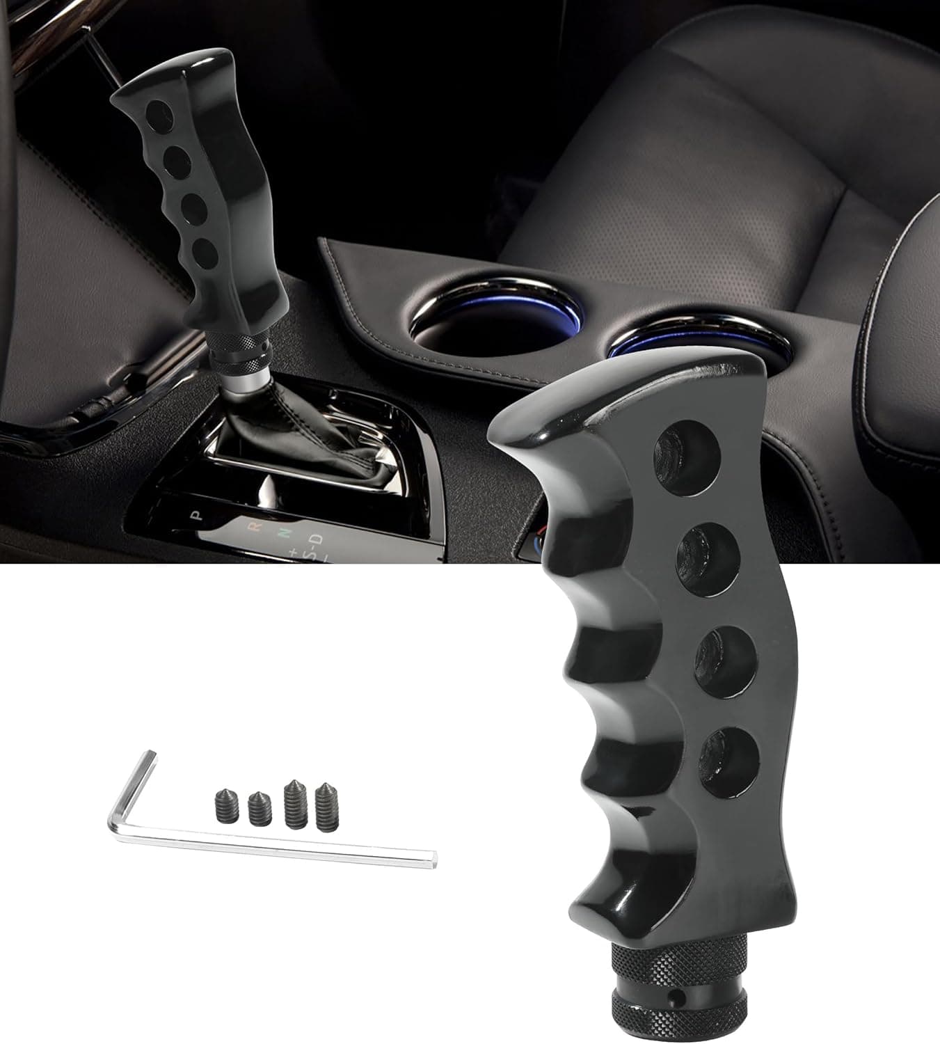 Zlirfy Black Shift Knob for Cars