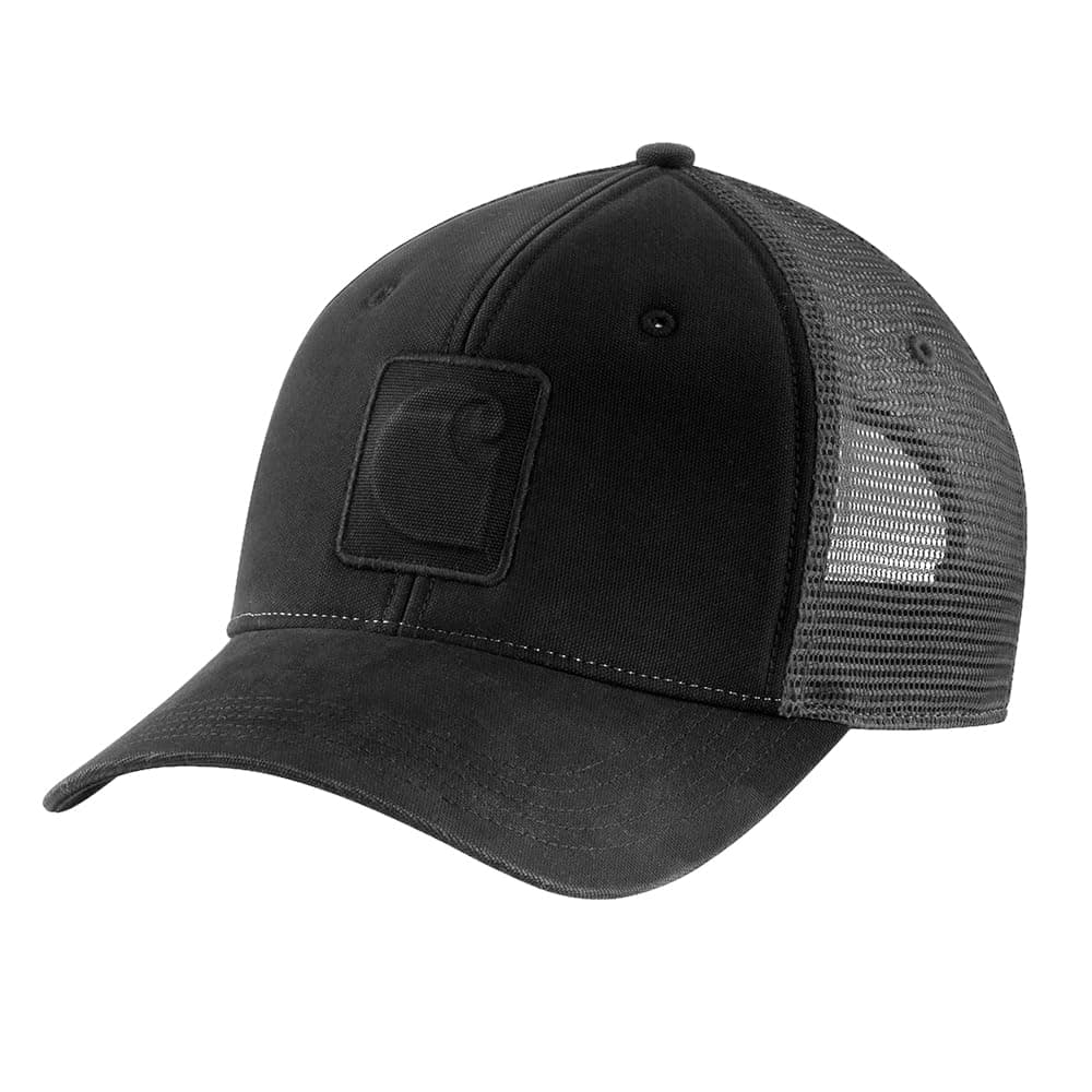 Carhartt Men's Canvas Logo C Cap, Black