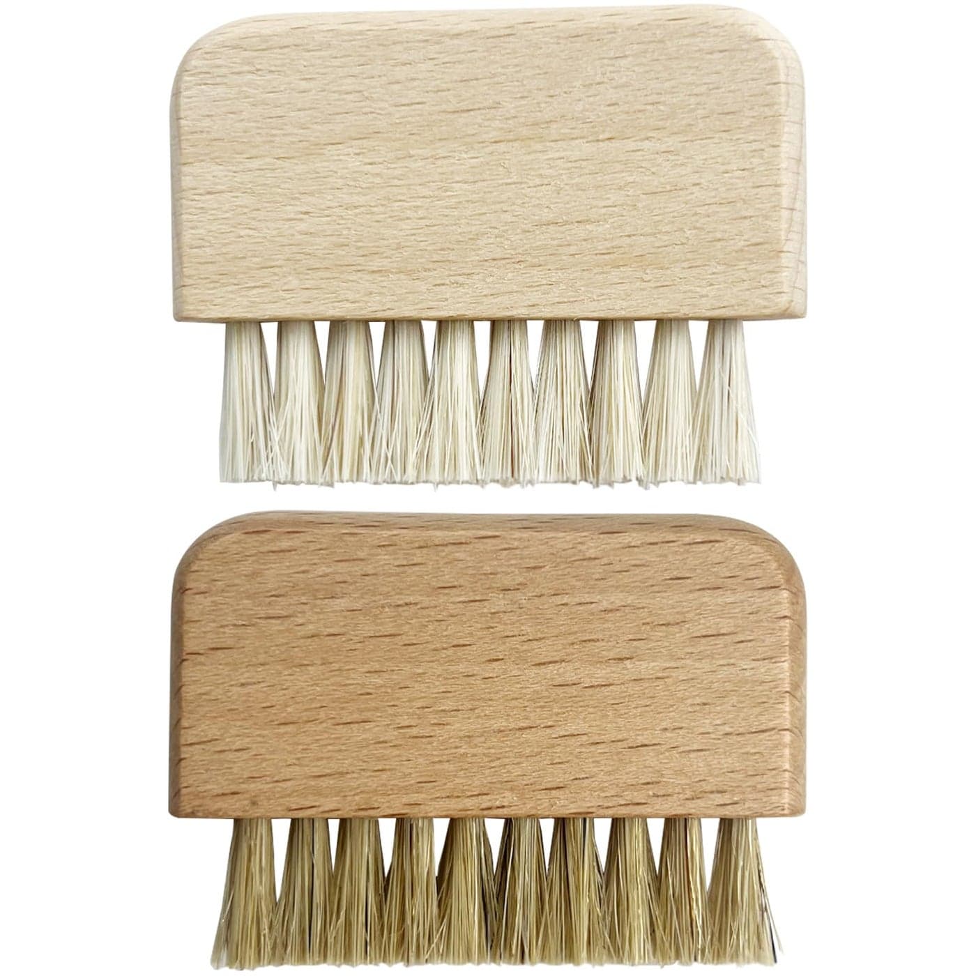 Natural Beech Wood Nail Brush NonSlip Hand and Toenail Cleaning Brush Compact and Durable Bristle Scrub for Home and Travel