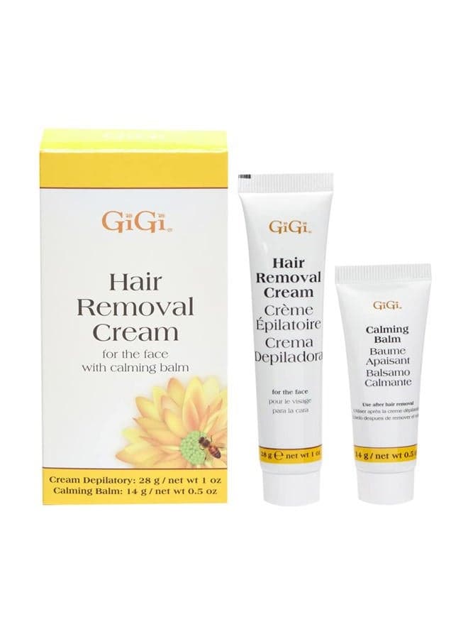 GiGi Hair Removal Cream for Face with Calming Balm