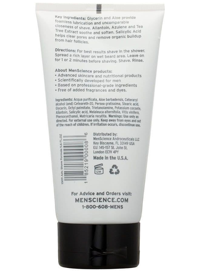 Advanced Shave Formula, 5.6 Fl Oz