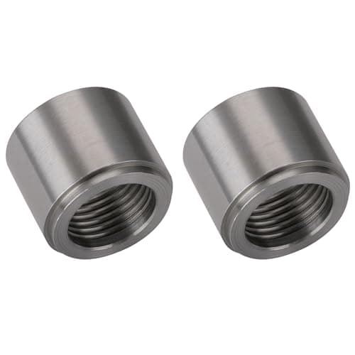 Podavelle 38 NPT Female Pipe Thread Steel Weld On Bung Fitting Adapter 2PCS