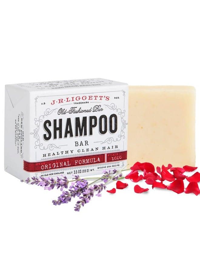 All-Natural Shampoo Bar, Original Formula - Supports Strong and Healthy Hair - Nourish Follicles with Antioxidants and Vitamins - Great for Holiday Gifts & Stocking Stuffers, 3.5 Ounces