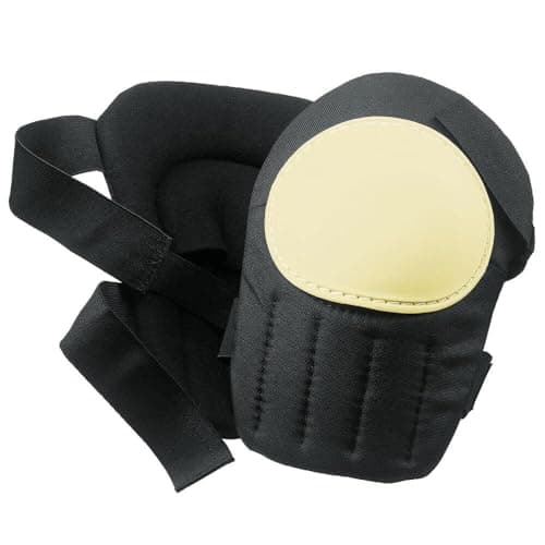 Custom LeathercraftV230 Stitched Plastic Cap Swivel Kneepads BlackWhite