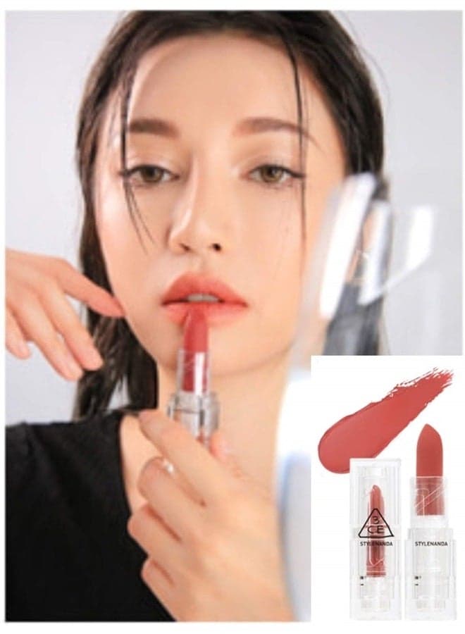 SOFT MATTE LIPSTICK(3.5G) (#4 SMOKE PINK)