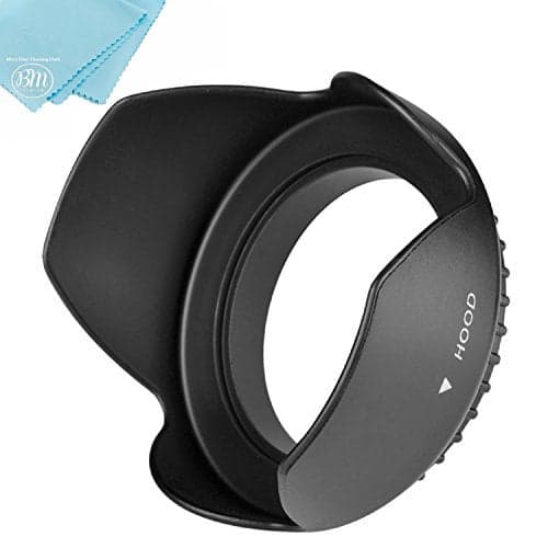49mm Lens Hood for Sony 18-55mm DT E-Mount, 55-210mm, 16mm f/2.8, 20mm f/2.8 EMOUNT, 24mm f/1.8, FE 28mm f/2 Lens, 30mm f/2.8, 30mm f/3.5, 35mm f/1.8, 50mm f/1.8, 55mm f/1.8 Lenses