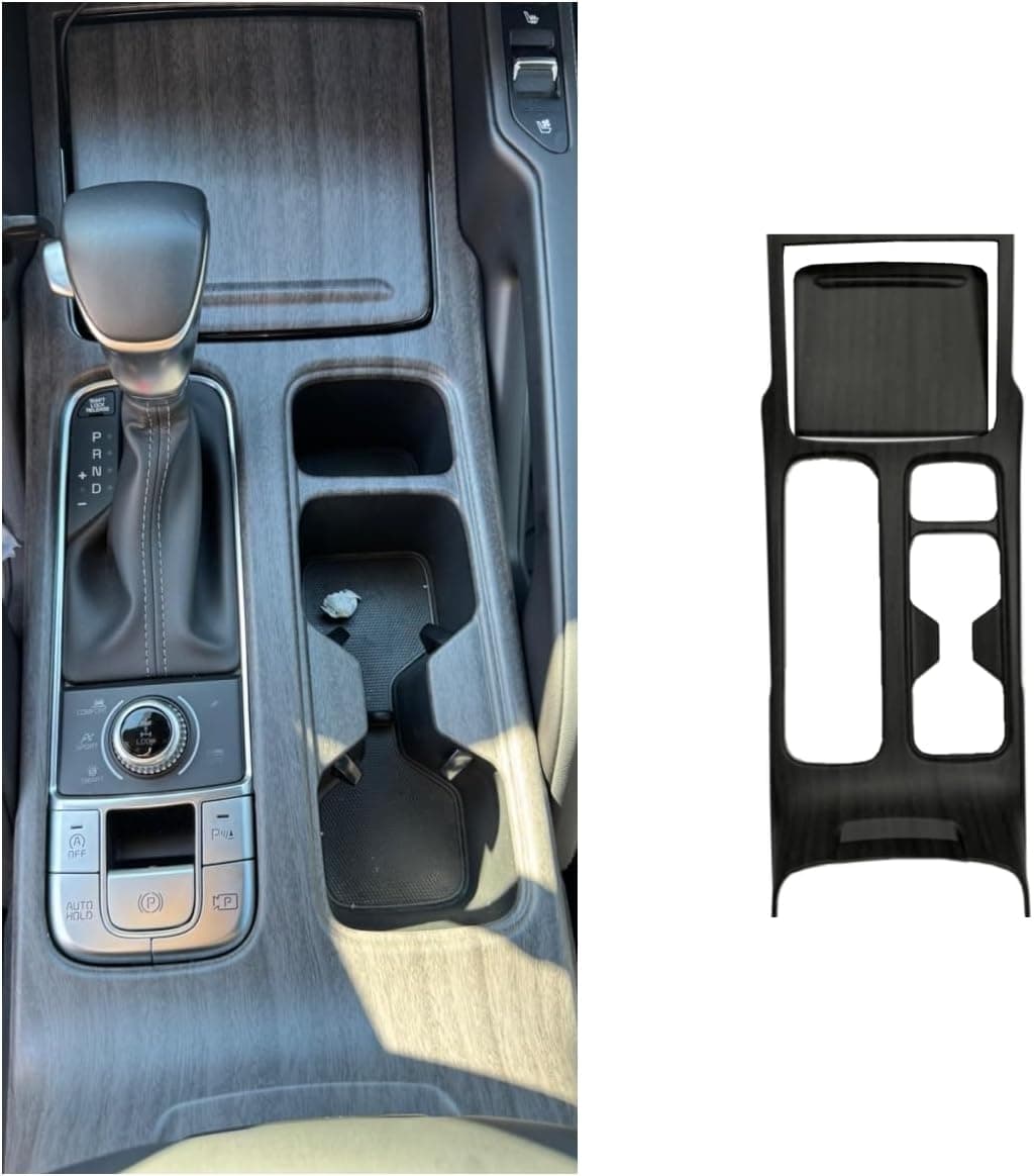 YOUTOOCAR Gear Shift Panel Cover Trim for Kia Telluride 2020-2025 (Wood Grain)