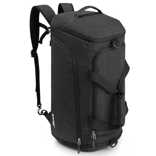 G4Free 45L60L 3Way Duffle Backpack Gym Bag with Wet Pocket Shoes Compartment Sports Travel Weekender Overnight Duffel Bag