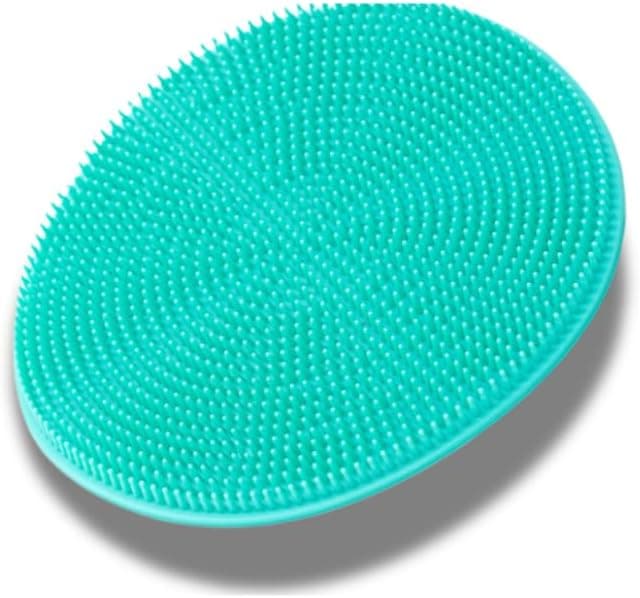 PiperWai Silicone Body Scrubber Exfoliating Shower Brush Turquoise