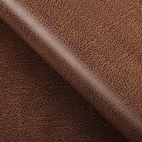 FunStick Brown Wallpaper Peel and Stick Modern Faux Leather Contact Paper Self Adhesive Crocodile Brown Wallpaper Stick and Peel Waterproof Leather Wall Paper for Bedroom Bathroom Shelves 15.8"x78.8"