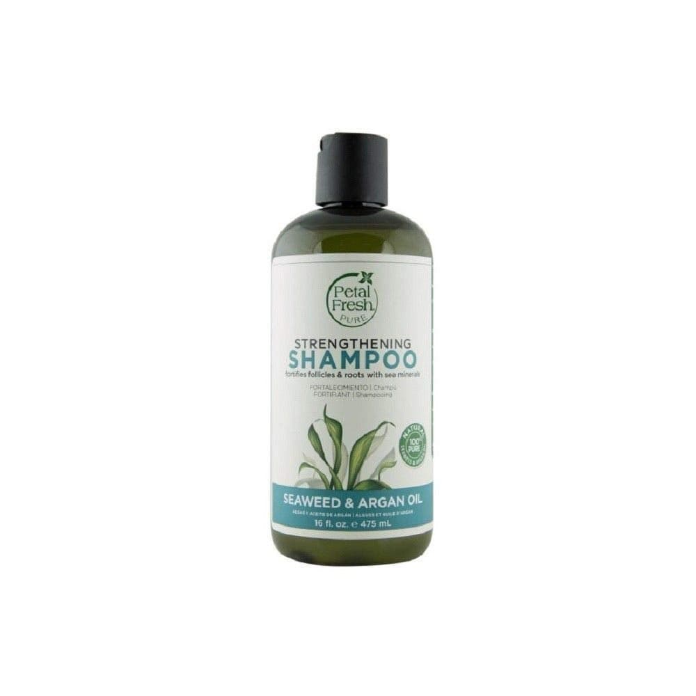 Petal Fresh Pure Strengthening Seaweed & Argan Oil Shampoo, 16 Ounce
