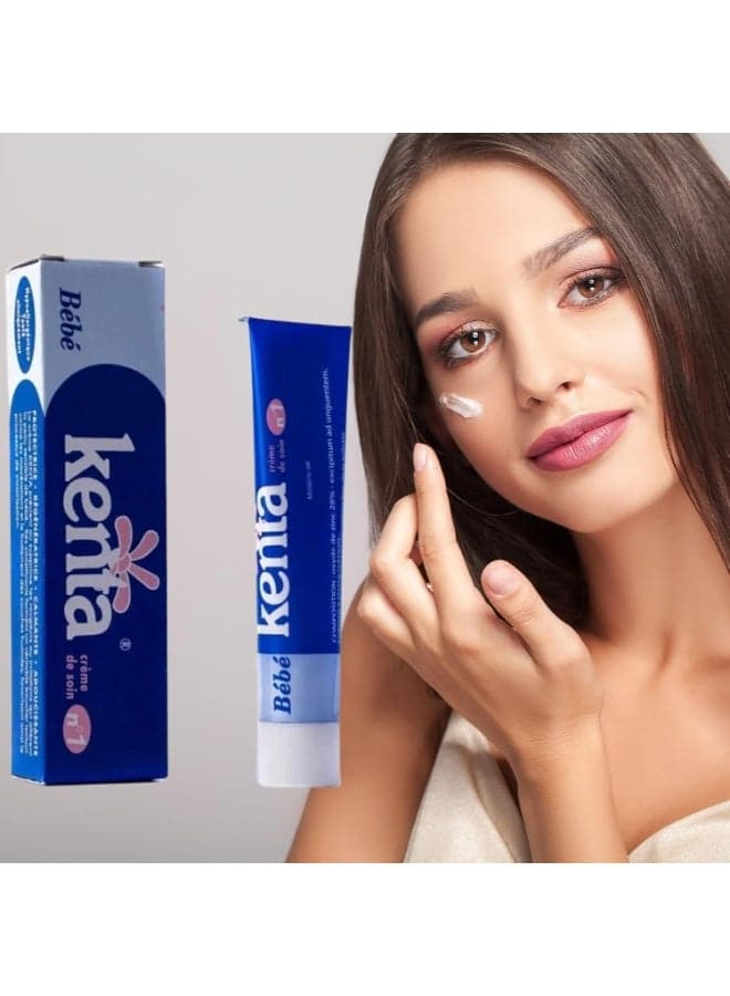 Kenta Baby Skin Care Cream No.1 Anti-Rash Protection, Soothes Redness and Irritation, Gentle Formula for Delicate Skin, Moisturizing Daily Use Cream for Infants, Travel-Friendly Tube