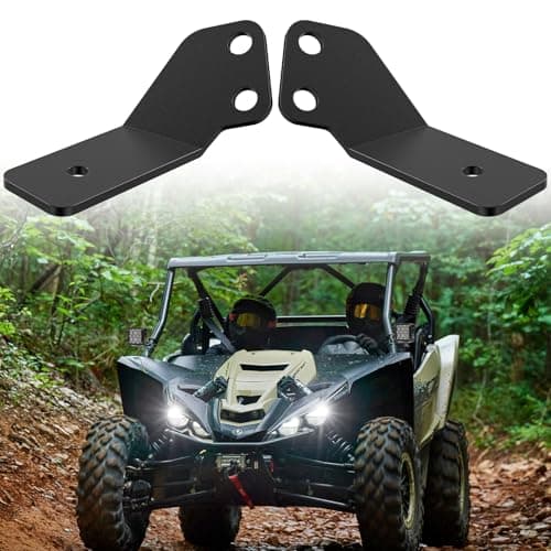 Nilight Light Bar UTV Front Side A Pillar Hood Mounting Brackets for LED Pods Compatible with Yamaha YXZ 1000R 2016 2017 2018 2019 2020 2021 2022 2023 2024