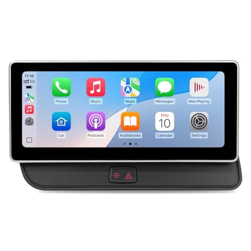 10.25 inch Touch Screen for Audi Q5 Multimedia (2009-2017) CarPlay Android Auto Upgrade Factory Car Radio Retain Original Stereo System (Linux T113 10.25)