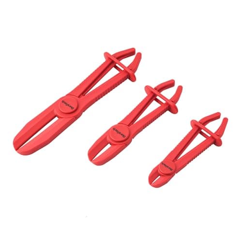 DURATECH 3-Piece Hose Pinch Clamp Plier, Pinch Pliers, Line Clamp Pliers Set for Fuel, Brake and Radiator Hoses