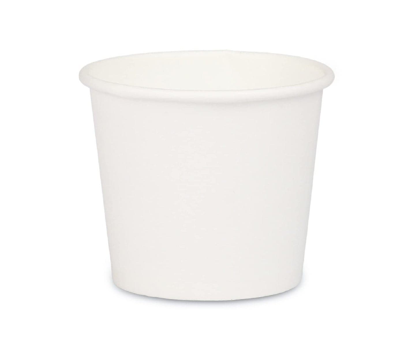 ekysa Basics Paper Disposable Tea/Coffee Cups – 65 ml, Eco-Friendly, Leak-Resistant, Ideal for Hot Beverages, White, Pack of 100