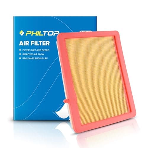 PHILTOP Engine Air Filter, EAF080 (CA12260) Replacement for Equinox 2018-2021, Terrain 2018-2021 Air Filter, Protect Engine & Improves Acceleration