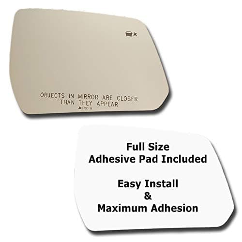 Passenger Side Mirror Replacement Glass MADE IN USA with Full Size Adhesive Pad for 20182023 Chevrolet Traverse Blind Spot 2019 2020 2021 2022 18 19 20 21 22 23