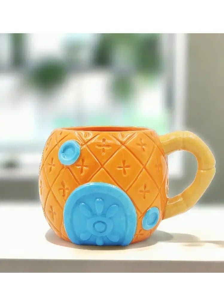 Sponge Bob House Design Ceramic Cup
