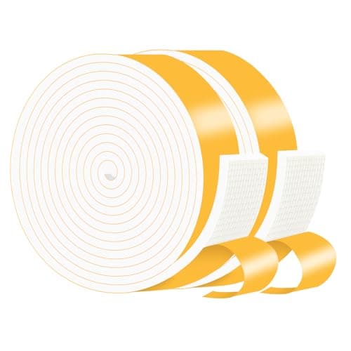 Weather StrippingDoor Seal Strip for Door FrameFoam Weather StrippingLightproof Soundproof FoamDoor Seal Strip for Door FrameWindow FrameWhite34 in x 14 in x 13Ft