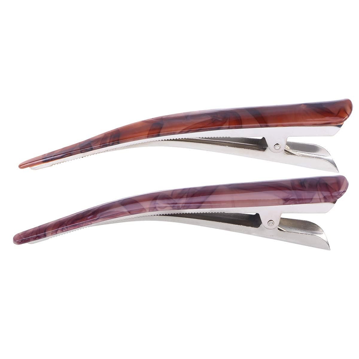 Large Teeth Bows Hair Clips duck billed hair clips Classic Hair Grip Crocodile Bill Clips Hairpins Chic Styling Claw 2Pcs