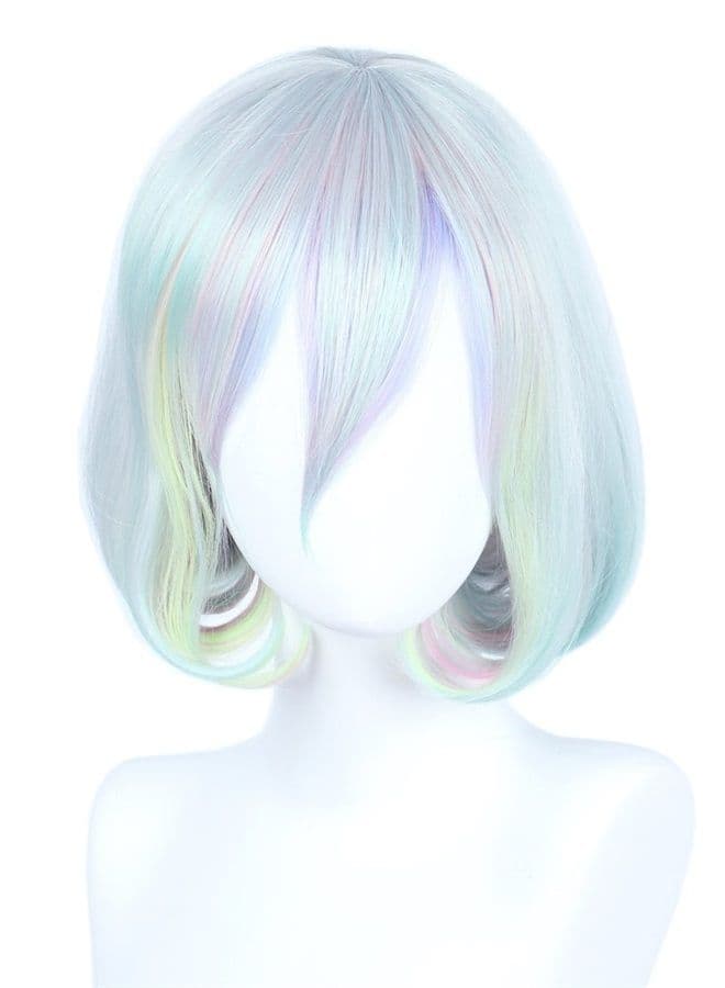 Short Bob Harajuku Cosplay Wig Halloween Costume Diamond Wig for Women