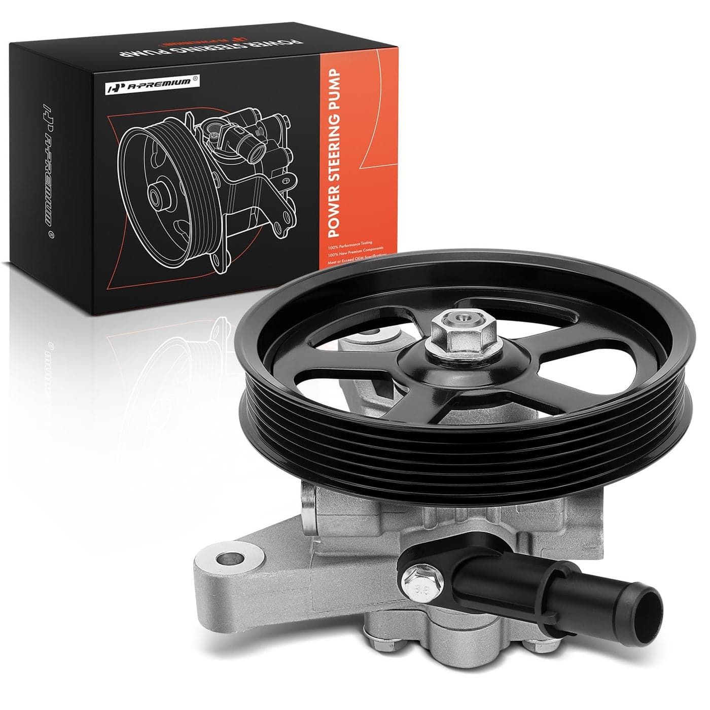 APremium Power Steering Pump with Pulley Compatible with Honda Odyssey 20052010 Pilot 20052008 Acura MDX 20072013 V6 35L 37L Replace 56110RGL305 56110RGLA01