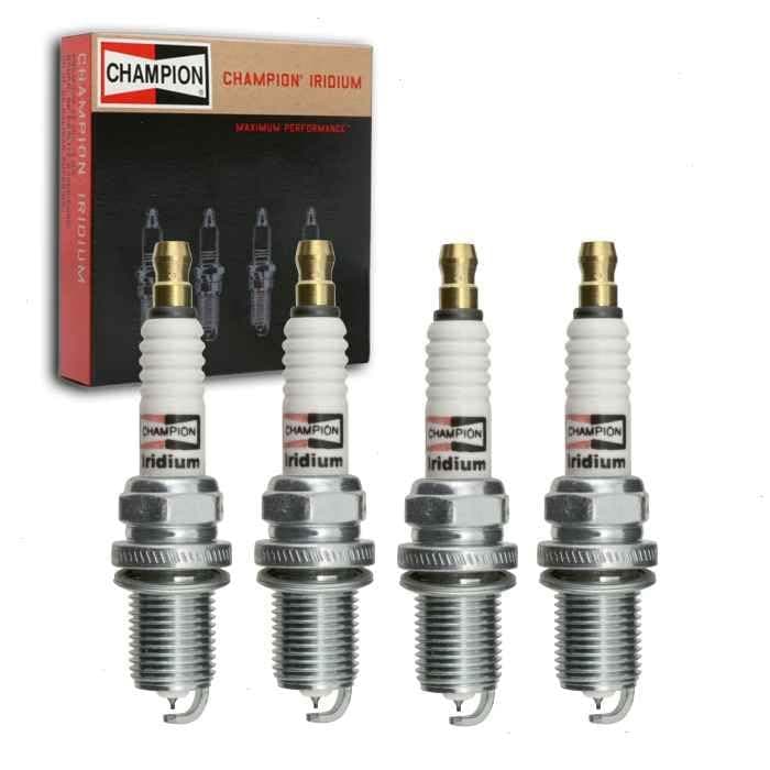 4 pc Champion Iridium Spark Plugs compatible with Chevrolet Cruze 14L 18L L4 20112015