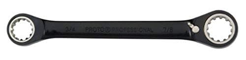 Stanley Proto JSBV1214 Double Box Racheting Spline Wrench 3/8 X 7/16