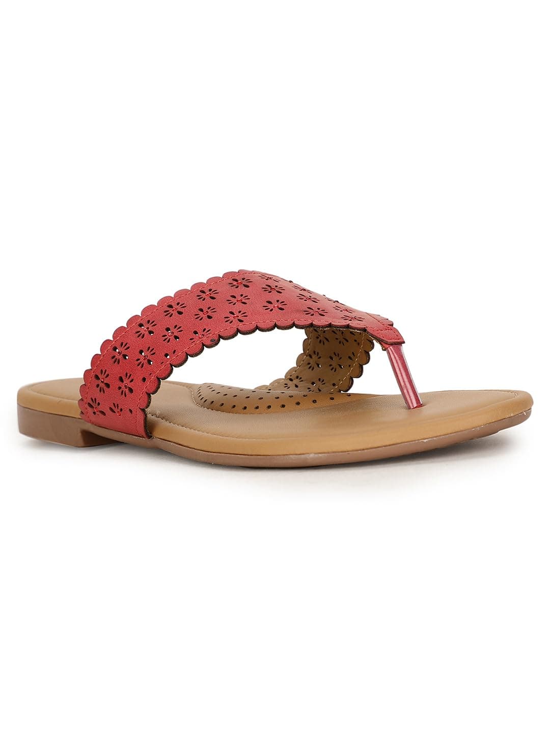 Bata Baroque Th E Women's Red Thongs - 6 UK (5715908)