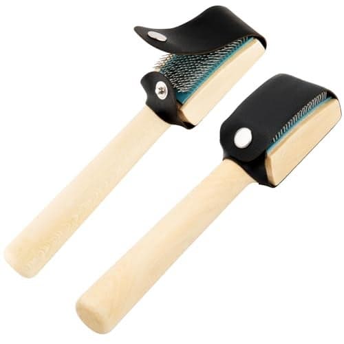 Cosmos 2 Pcs Dance Shoes Brush, Suede Soles Wire Shoes Cleaners Cleaning Brush for Dancing Shoes