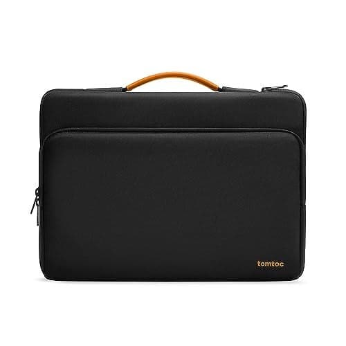 tomtoc 360 Protective Laptop Carrying Case for 2026 16inch MacBook Pro M5 ProMax A3428 A3429 M4M3M2M1 ProMax WaterResistant Laptop Bag Sleeve with Accessory Pocket for The New Razer Blade 15