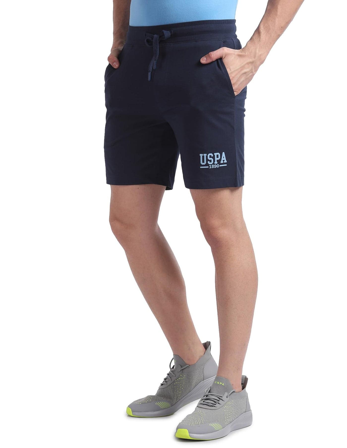 U.S. POLO ASSN. Men's Relaxed Fit Logo IYBF Lounge Shorts - Pack of 1 (Dk. Navy M)