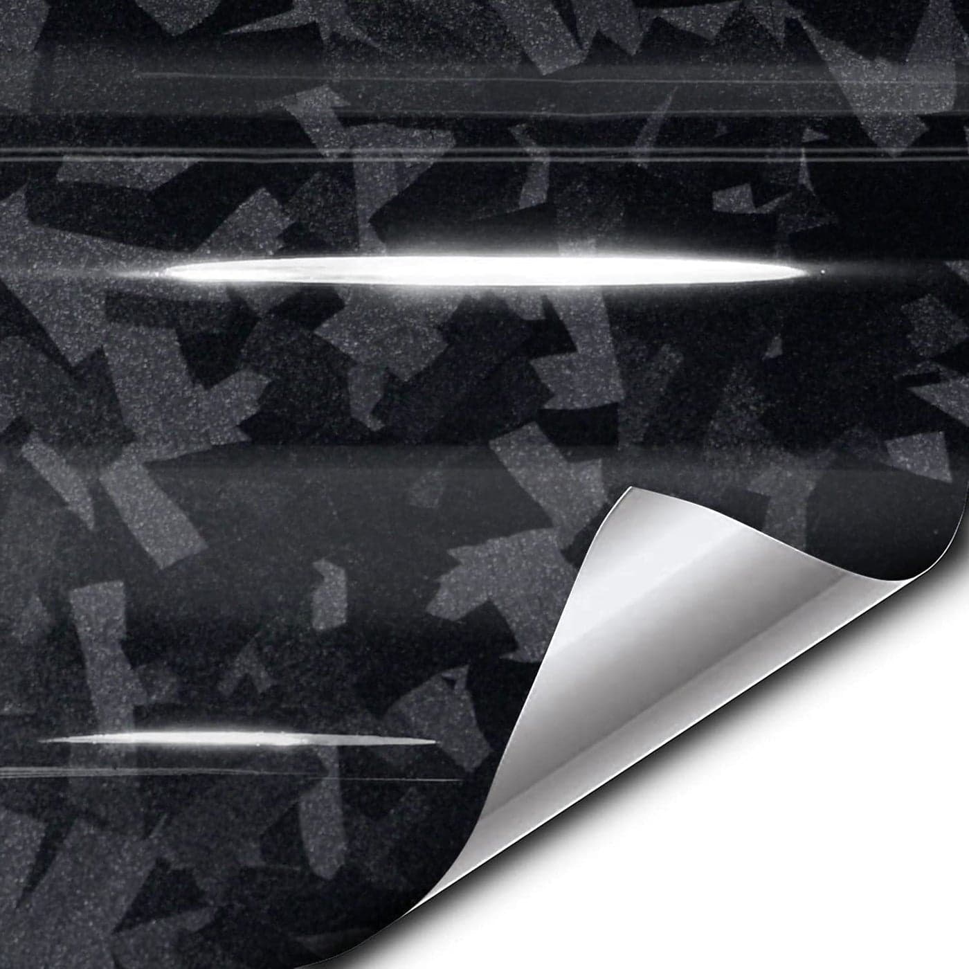 VViViD Forged Composite Carbon Vinyl Wrap Roll 1ft x 5ft Gloss Black