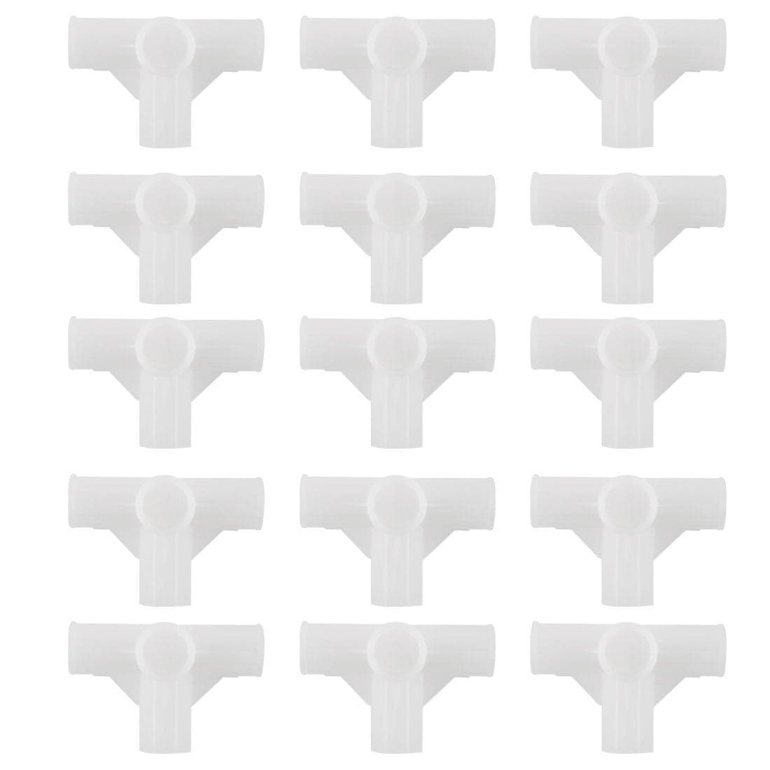 uxcell Shoe Rack Accessories Connectors 13mm Inner Diameter for Repair Assembled Wardrobe 4 Way Replacement of Parts 15 Pcs