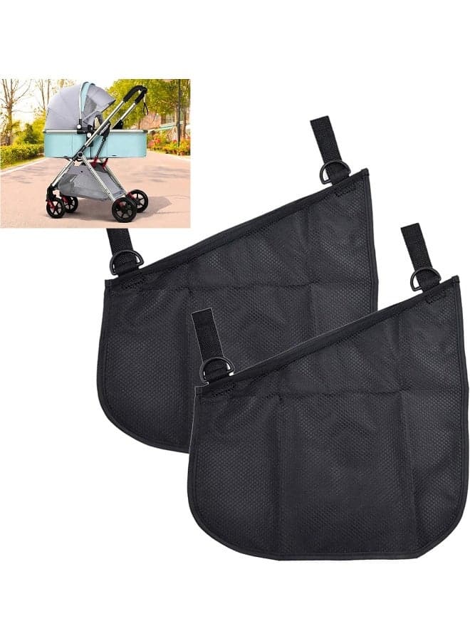Alovexiong 2 Pack Portable Side Sling Stroller Cargo Net