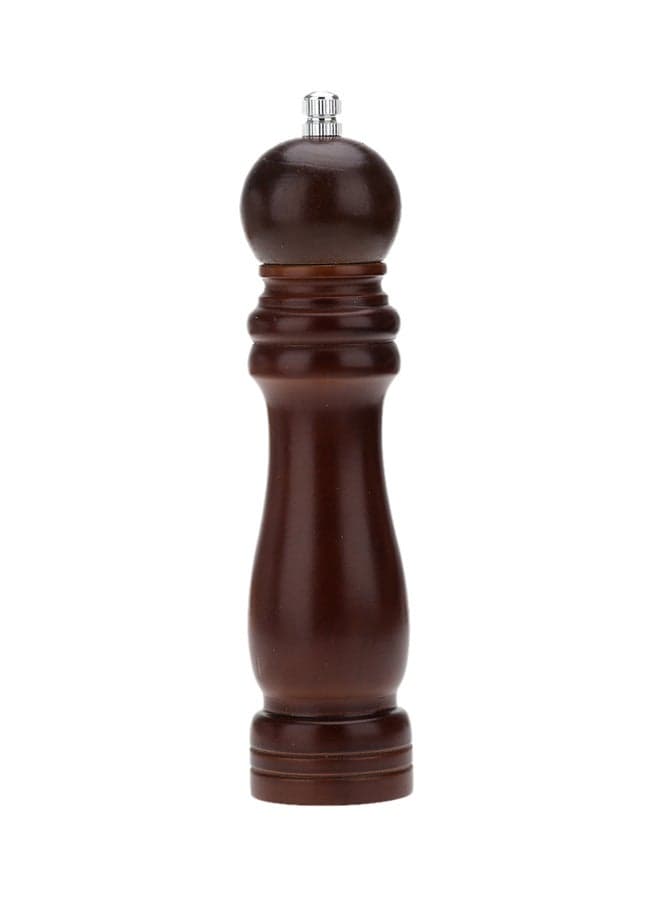 Manual Wooden Pepper Grinder Brown 1.85x8inch