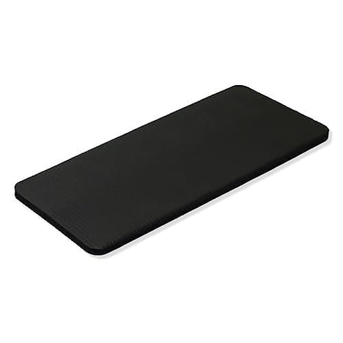 Trademark Innovations Knee Pad Mat Yoga Knee Pad Cushion Black Yoga Mat Kneeling Pad