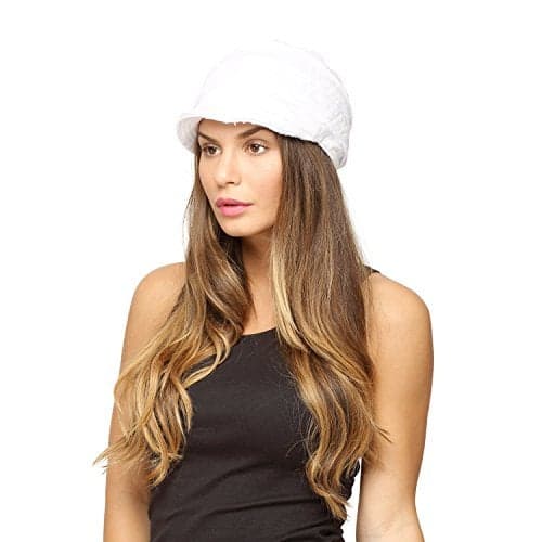 FabSeasons White Foldable Turkey Cotton Cloth Fancy Cap