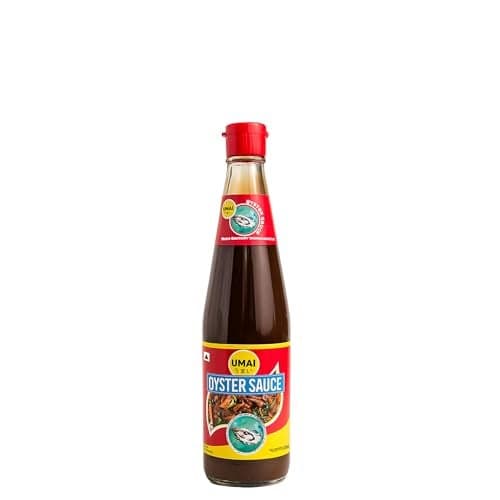 UMAI Oyster Sauce 300ML | Rich Savoury Ingredients | Contains Real Oyster Extract | MSG Free Sauce | For Stir Fry | Marinades & Dips | Boosts Flavour in Oriental Dishes | Product of Thailand