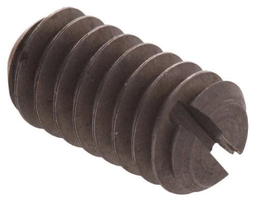 Hillman 4493 10-24 x 3/8-Inch - Slotted Headless Set Screw, 20-Pack , Gray