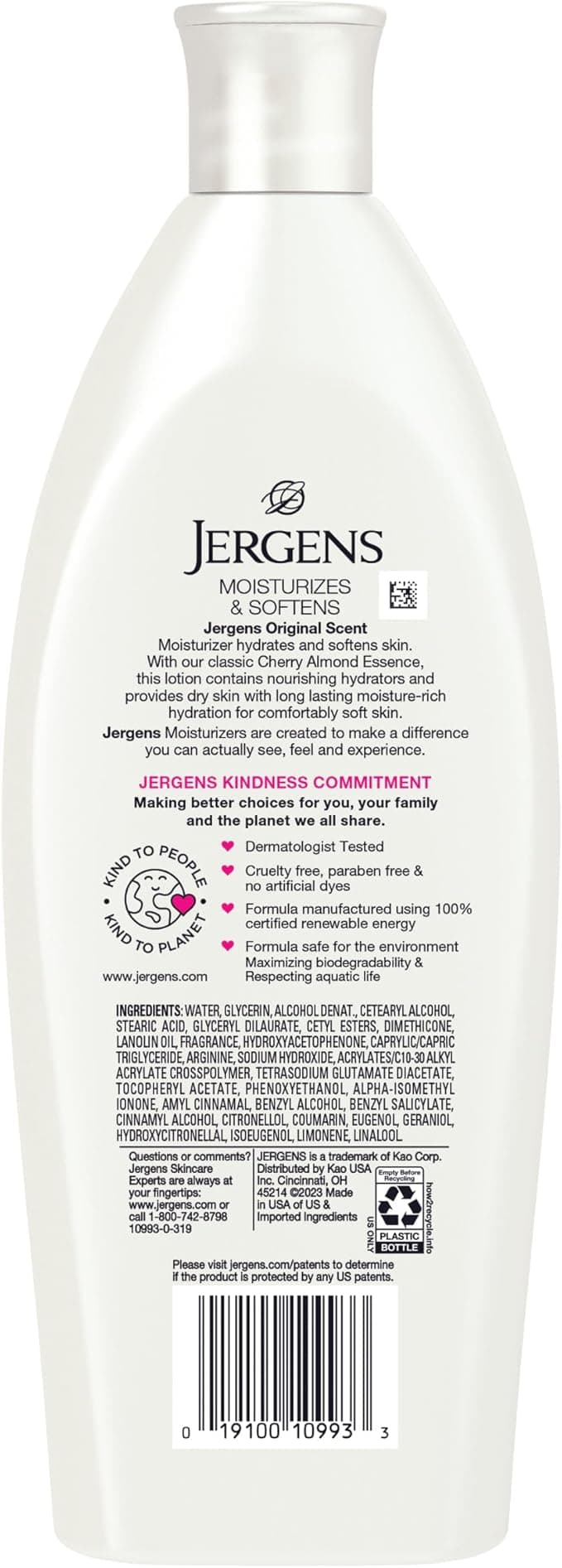 Jergens CherryAlmond Moisturizer Original Scent 21 oz