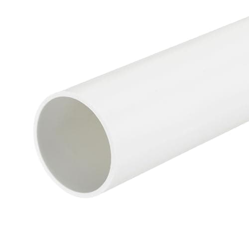 MECCANIXITY 2 Inch PVC Rigid Tube Round Pipe Tubing Hardware Tubing 452mm ID 50mm OD 330mm13 White for Drainage Water Pipe