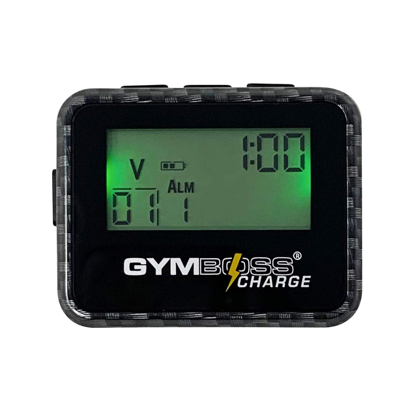 Gymboss Charge Interval Timer and Stopwatch (Carbon Black)