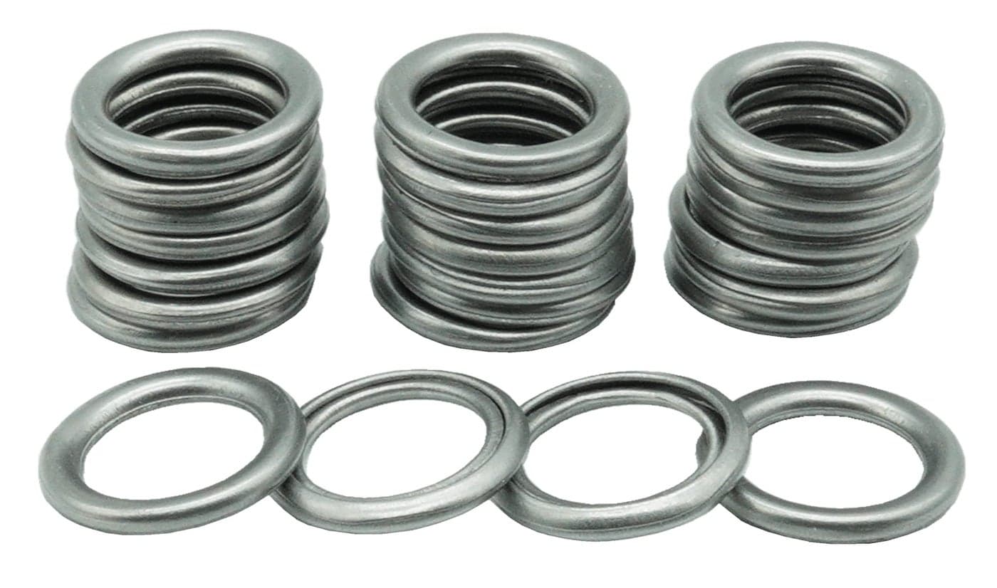 Dsnaduo 25 PCS Stainless Steel Transmission Drain Plug Gasket, Oil Crush Washer Fit 4Runner Sequoia Tacoma Tundra Lexus RAV4,GS450H, IS250/350, LS430/460 Replace 35178-30010 Fits M12