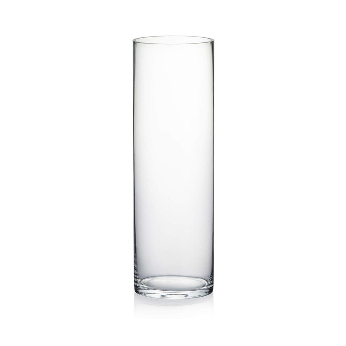 WGV Cylinder Vase Diameter 5 Height 16 Clear Glass Floral Planter Container Tall Centerpiece Arrangement for Wedding Party Event Home Office Decor 1 Piece
