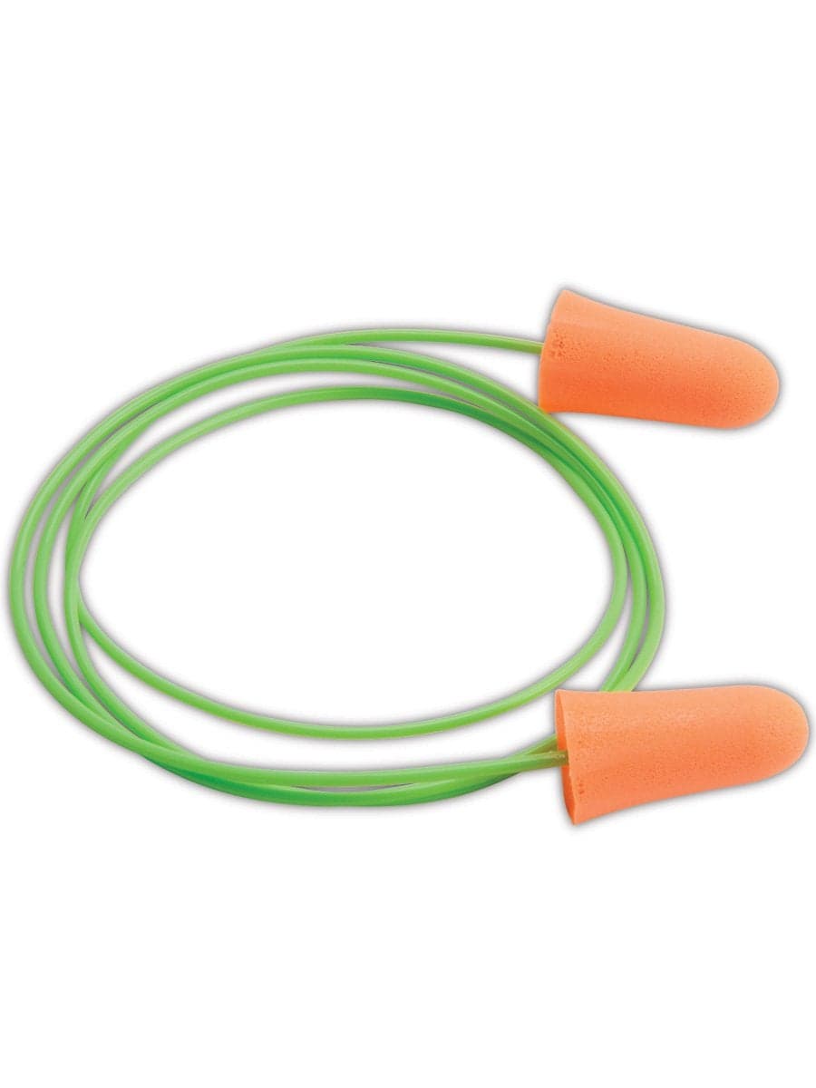 M6840 Mellows Corded Earplugs, Foam NRR 30 (100 per Dispenser)