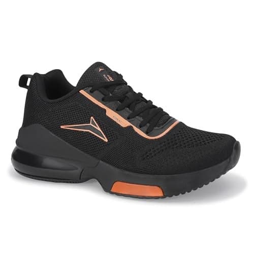 JQR Wellington Men's Sports Running Shoes Knitting Upper Lace Up Design Soft Cushioned Memory Foam Insole Extra Grip Anti Skid Comfortable Lightweight Durable for Gym, Walking, Jogging & Everyday