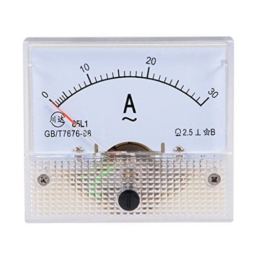 uxcell AC 030A Analog Panel Ammeter Gauge Ampere Current Meter 85L1