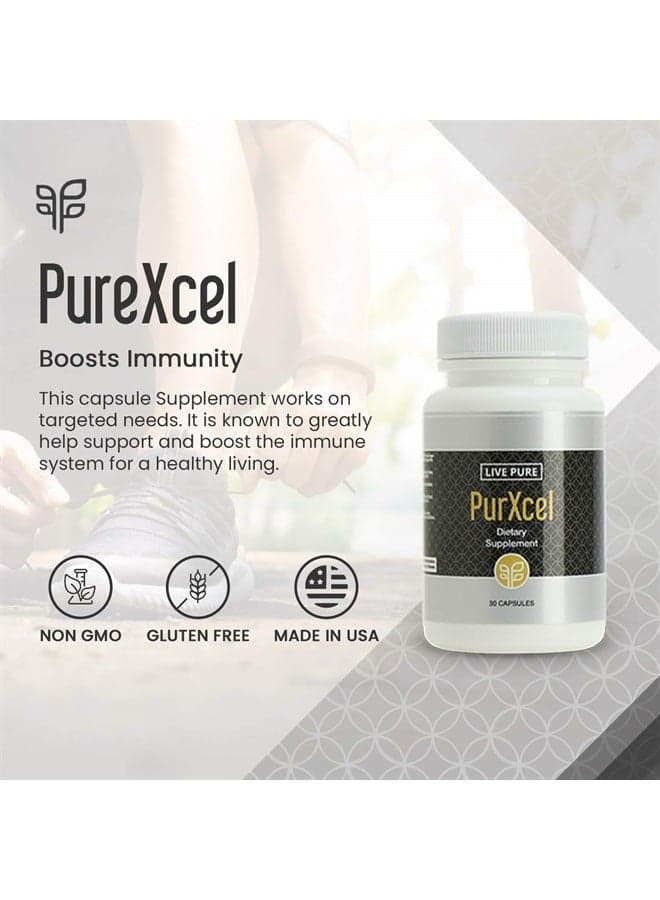 Pure Purxcel Dietary Supplements - 30 Capsules